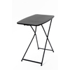 Bridgeport Folding Table, 18" x 26", Adj Height, Plastic, Black, PK4 C129BP37BLK4